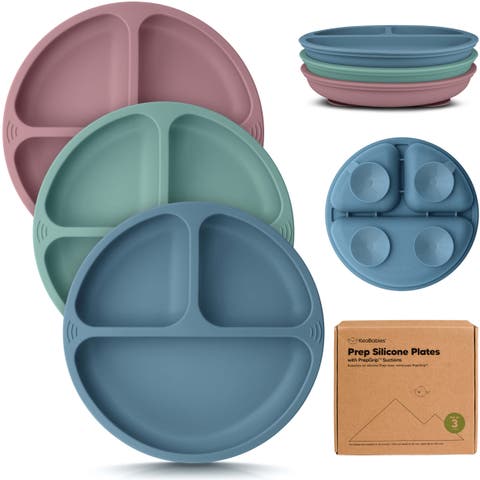 3-Pack Prep Silicone Suction Plates