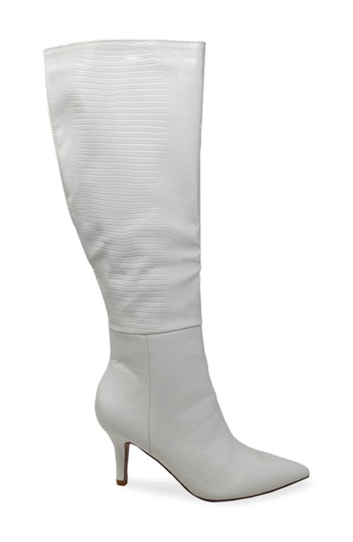 CHASE & CHLOE CHASE AND CHLOE POINTED TOE MID-CALF BOOT 