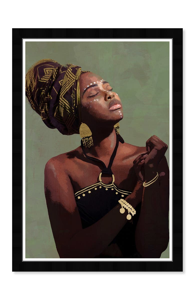 Wynwood Studio 'Portrait of Strength' People and Portraits Wall Art\n, Main, color, Brown