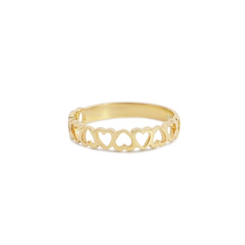 Gold Open Heart Band