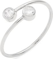 Nashelle Adjustable Cubic Zirconia Wrap Ring