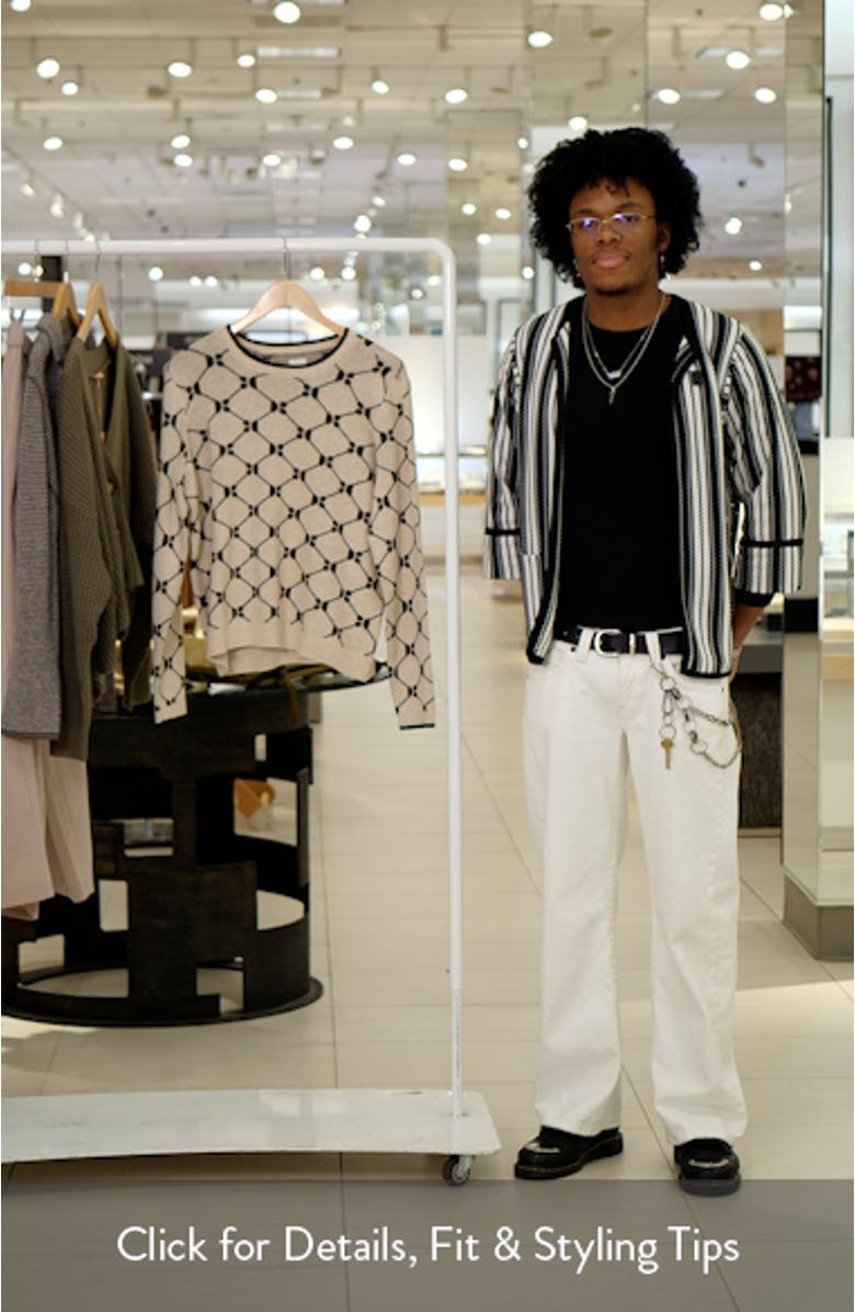 Geo Argyle Sweater, sales video thumbnail