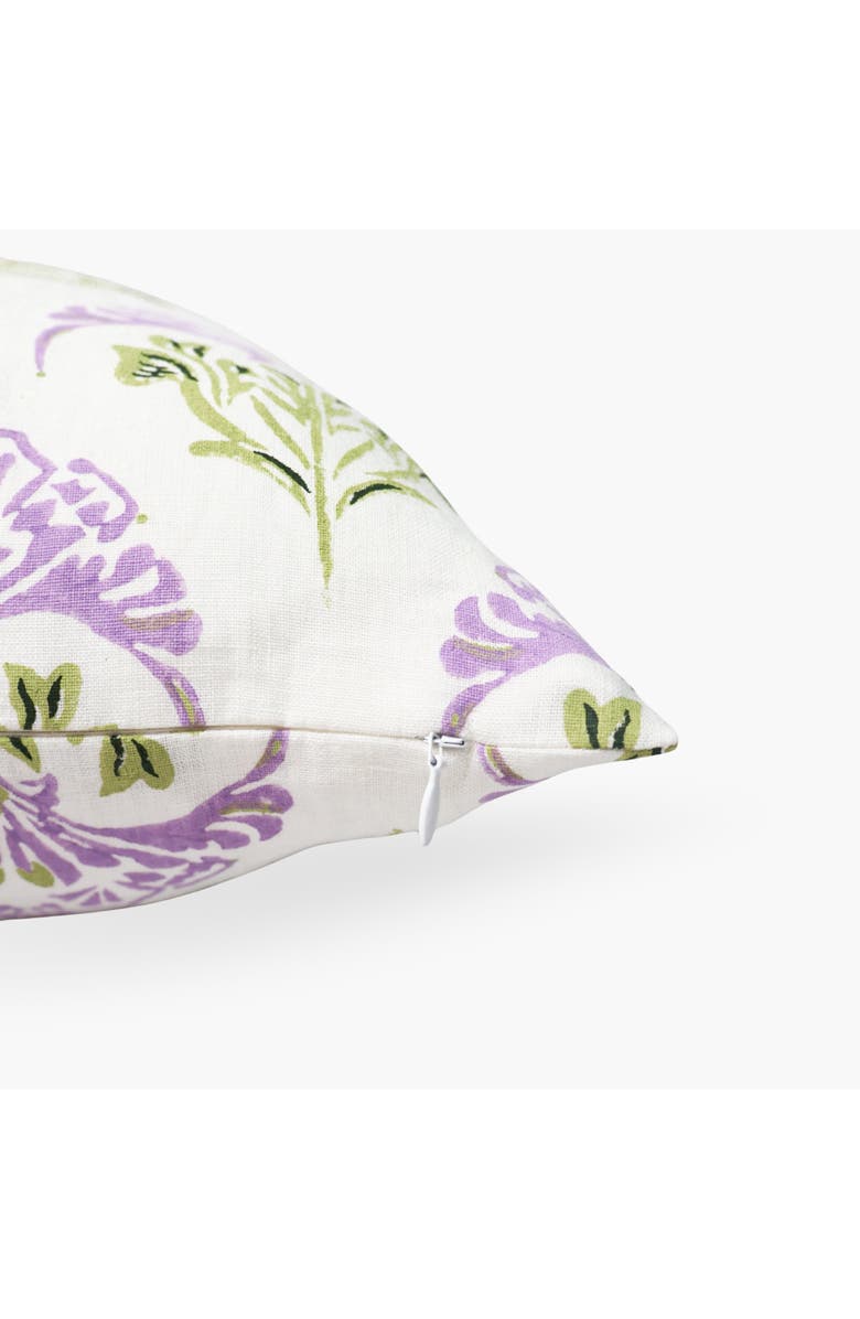 Banyan & Birch Soma - Pure Linen Throw Pillow Cover, Alternate, color, Lavender