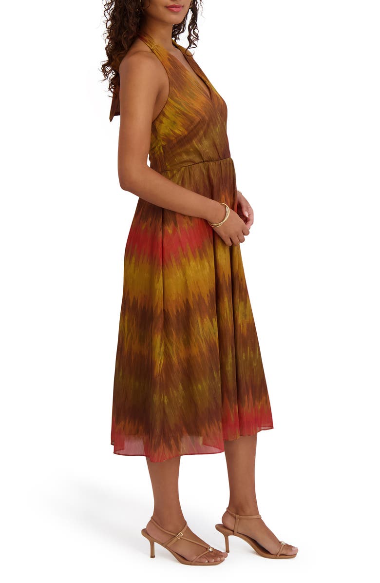 Siena Printed Chiffon Midi Dress, Alternate, color,