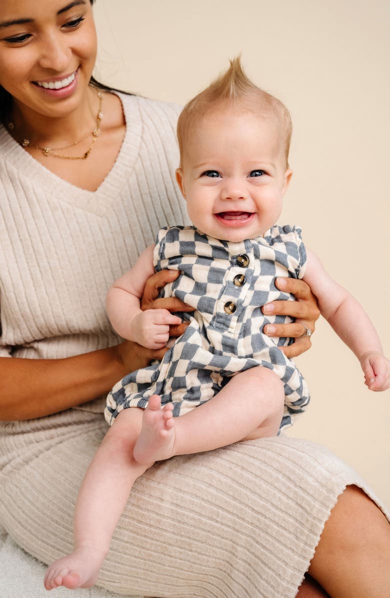 Lou Lou and Company Cloud Cotton Muslin Bubble Romper, Alternate, color, Miles