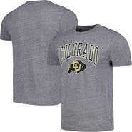 LEAGUE COLLEGIATE WEAR Men's League Collegiate Wear Heather Gray Colorado Buffaloes Tall Arch Victory Falls Tri-Blend T-Shirt