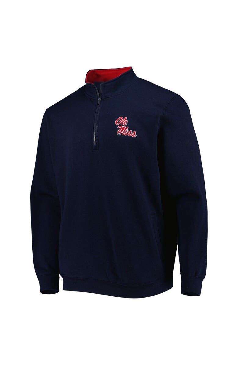 COLOSSEUM Men's Colosseum Navy Ole Miss Rebels Tortugas Quarter-Zip Sweatshirt, Alternate, color, Navy