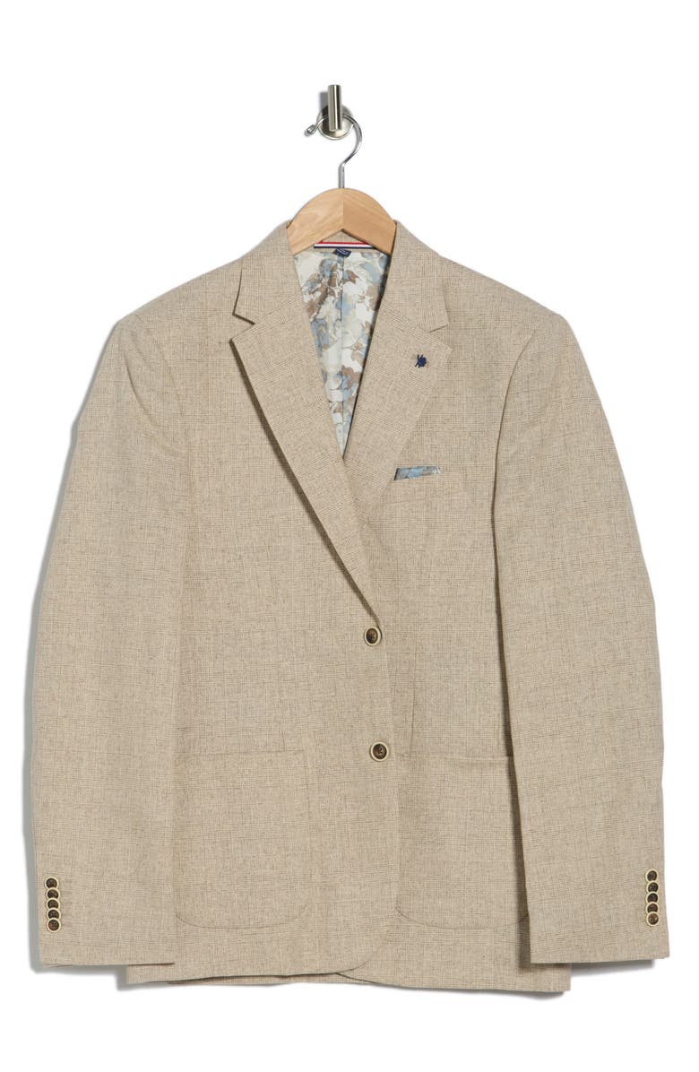 SOUL OF LONDON Sport Coat, Alternate, color, Beige