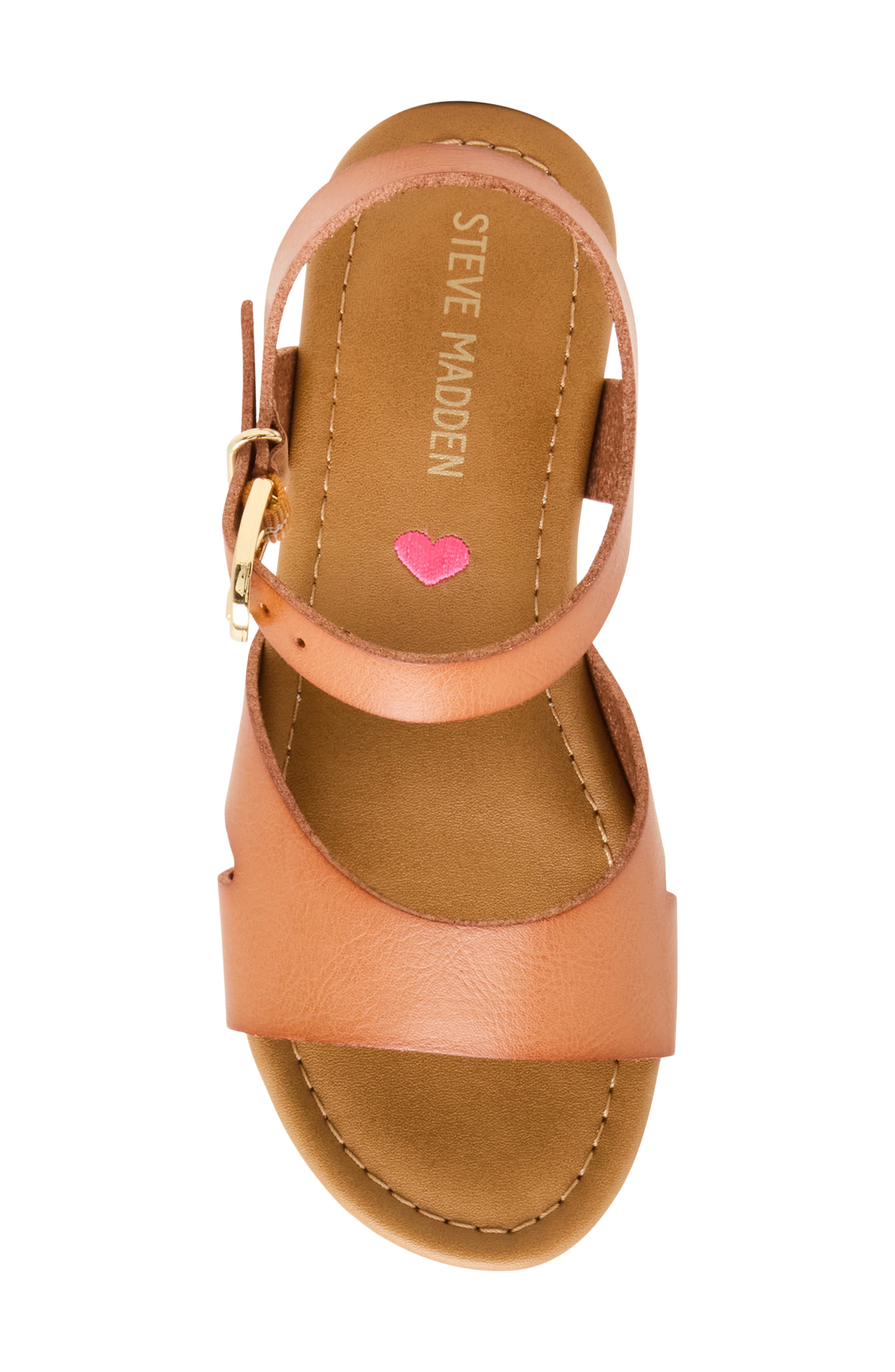 Steve Madden Kids' Mayson Platform Sandal, Alternate, color, Cognac