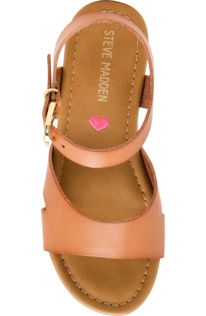 Steve Madden Kids' Mayson Platform Sandal, Alternate, color, Cognac