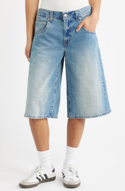 Super Baggy Denim Jort (Hazy Times)
