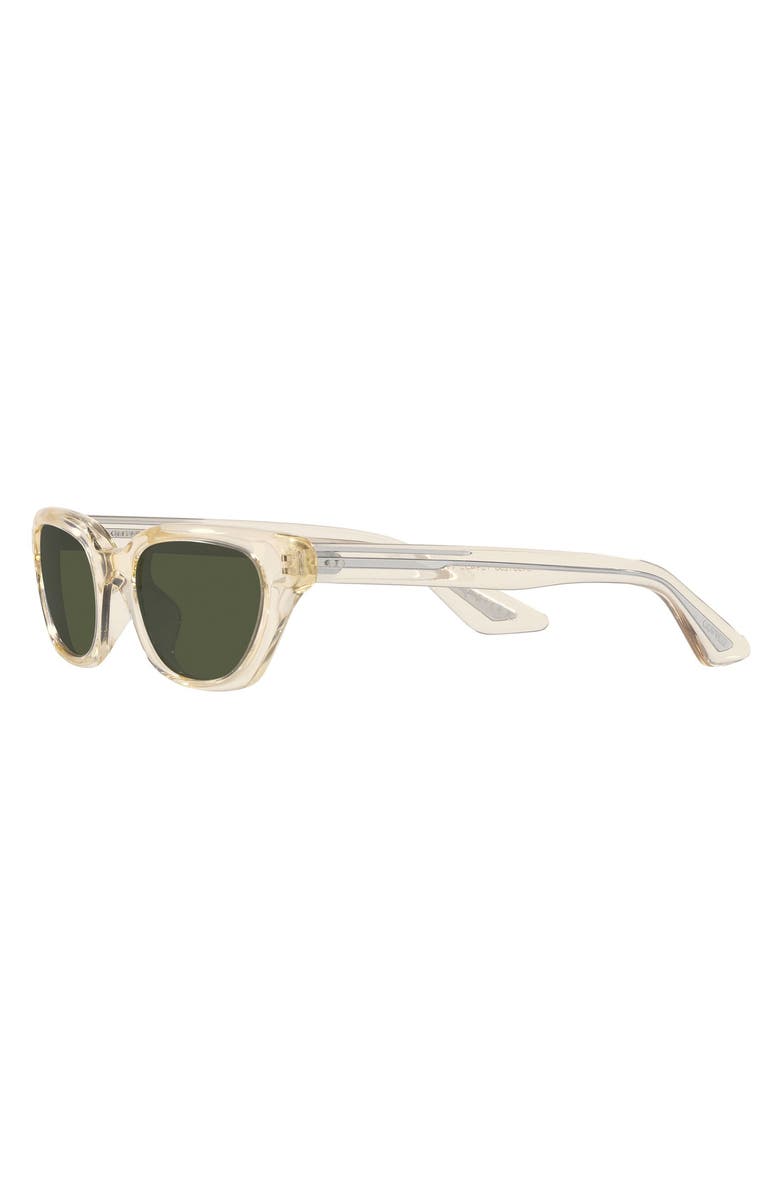 Oliver Peoples x KHAITE 1983C 52mm Irregular Sunglasses, Alternate, color, Light Beige