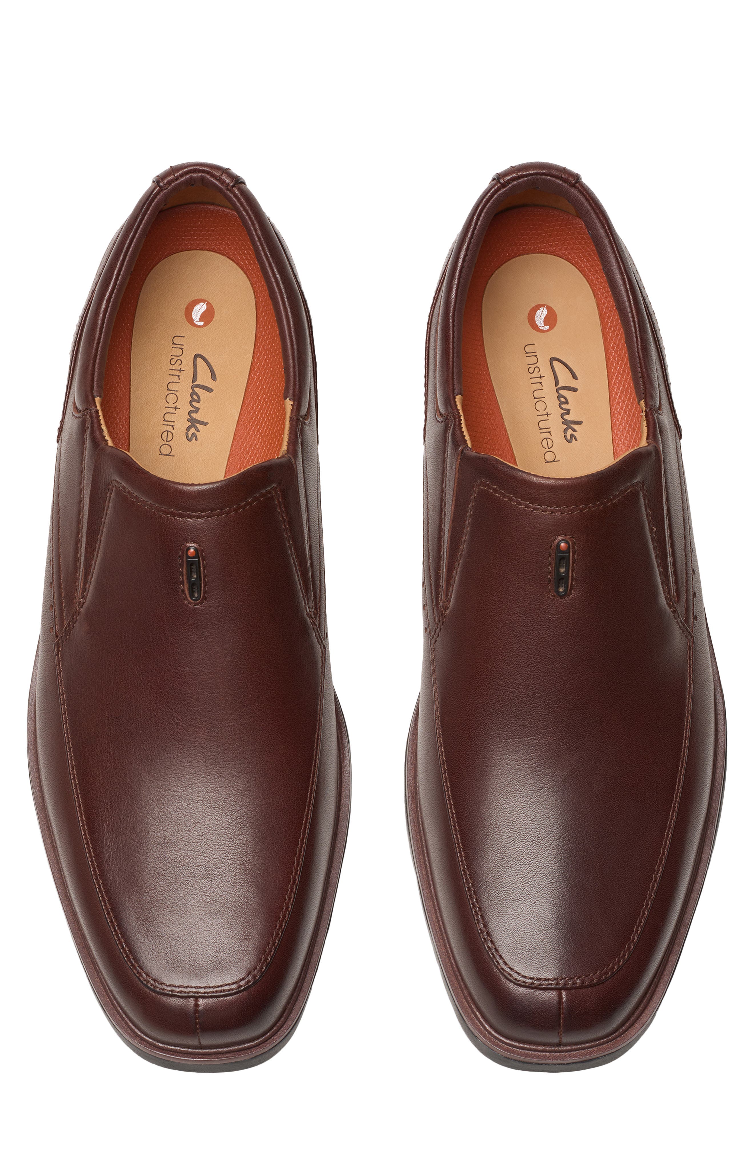 Un Kendric Go Leather Loafer, Alternate, color, MAHOGANY LEATHER