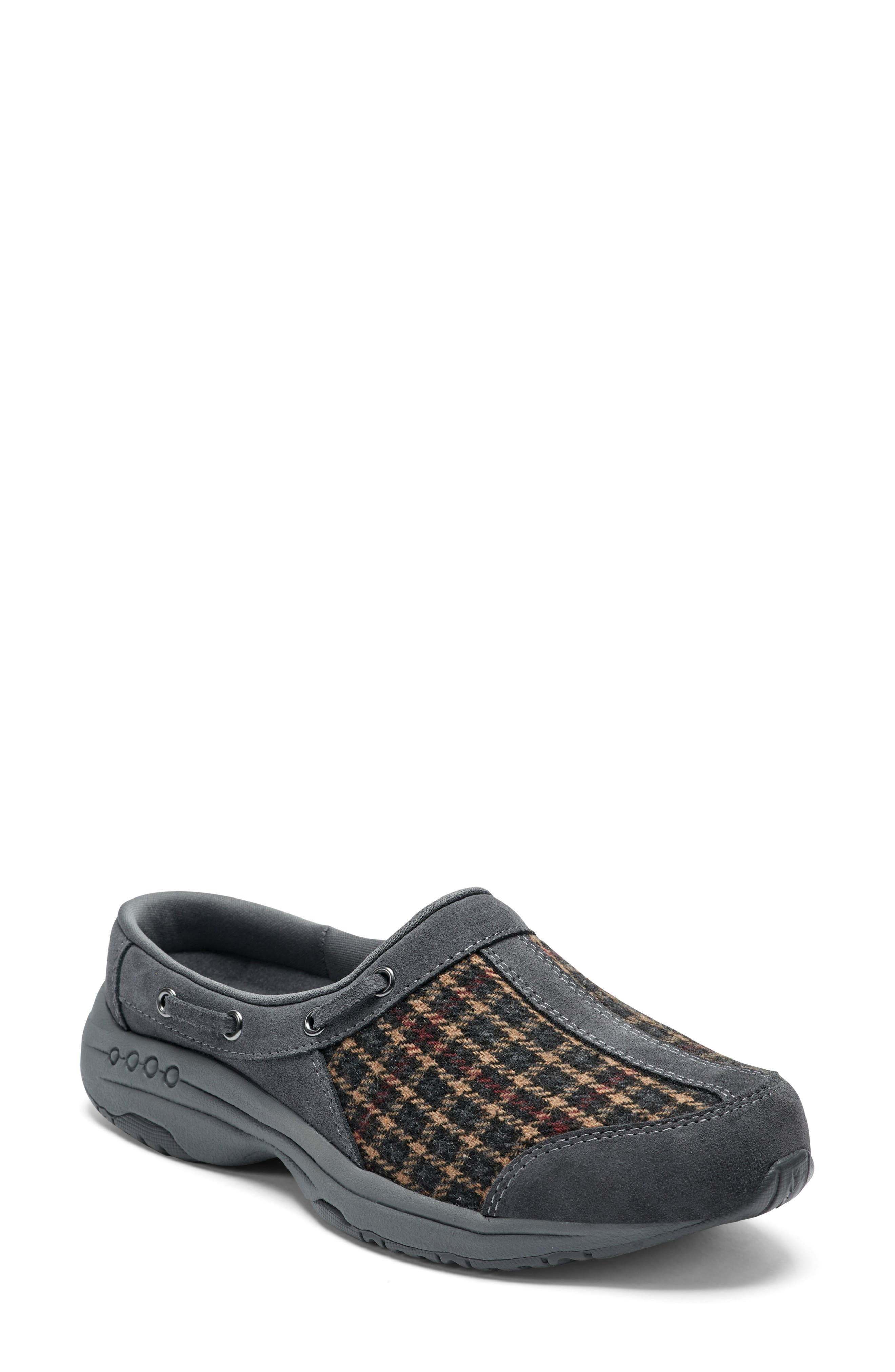 Easy Spirit Travelport Clog, Main, color, Dark Grey