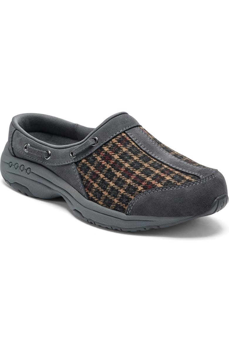 Easy Spirit Travelport Clog, Main, color, Dark Grey