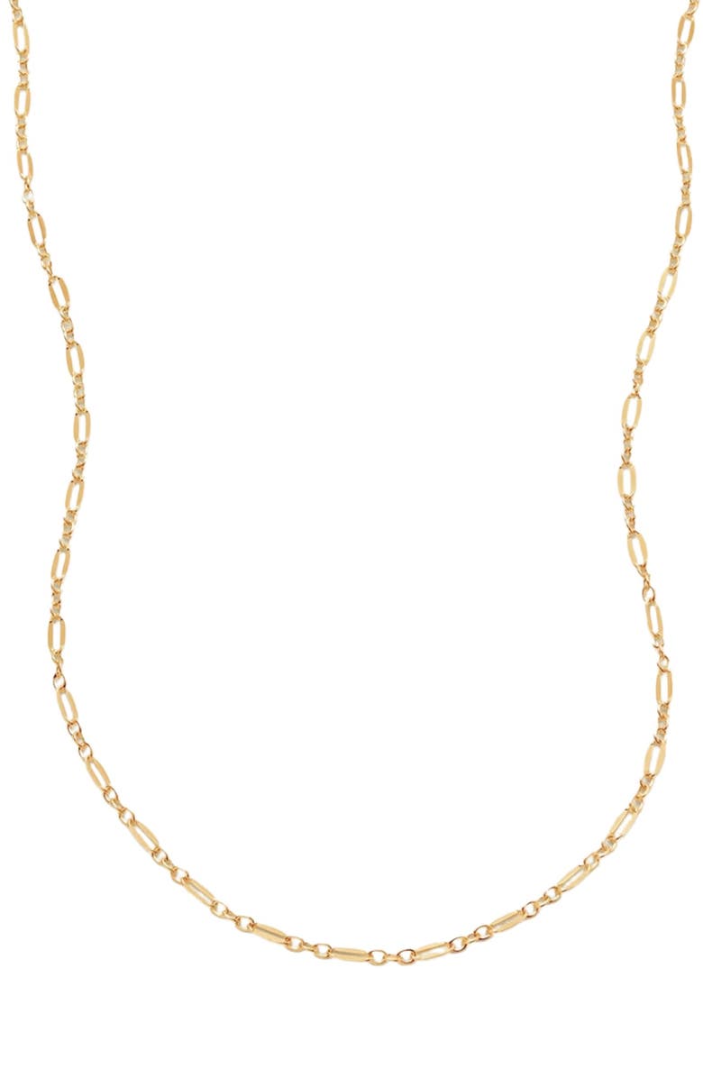 MADE BY MARY Lace Choker Necklace, Main, color, Gold Filled
