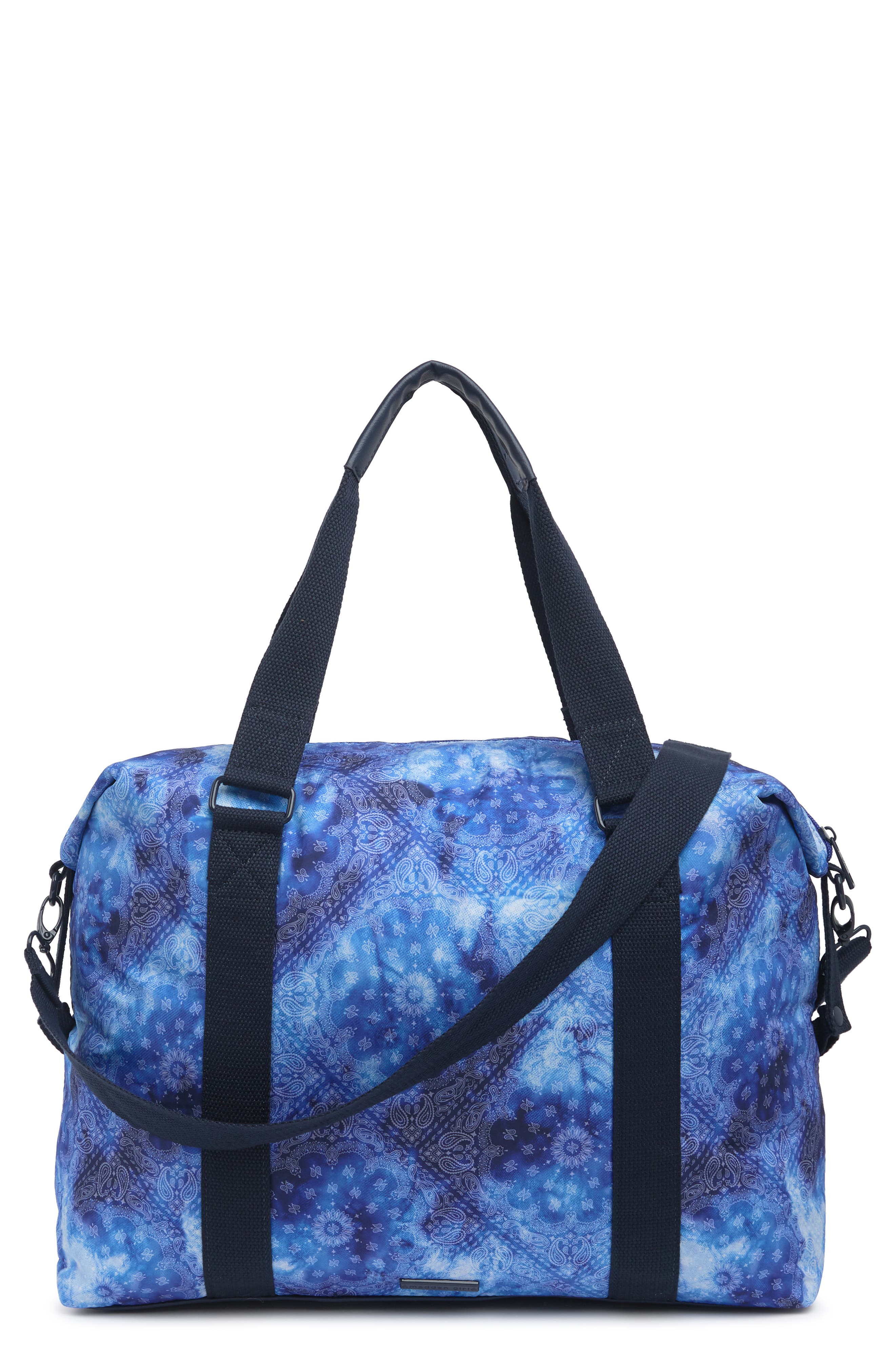 Madden Girl Nylon Weekend Duffle w/ Pouch, Alternate, color, 