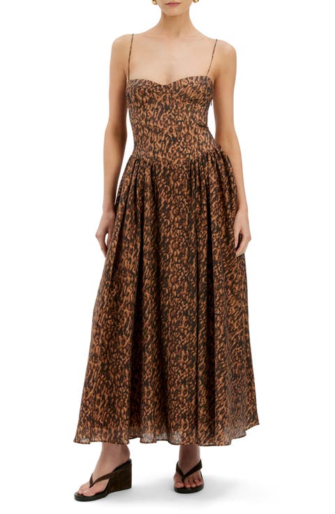 Estie Print Maxi Dress