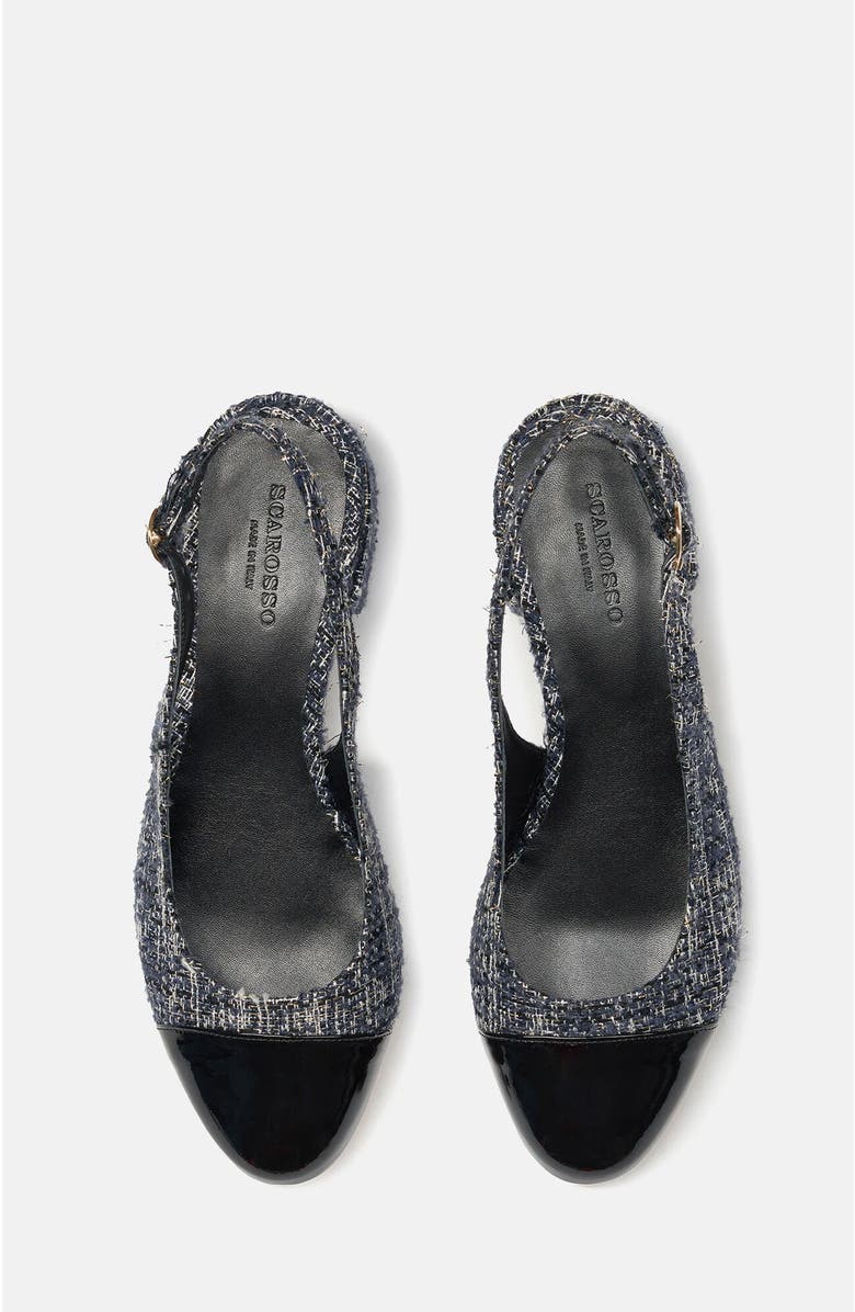 SCAROSSO Coco High Heels, Alternate, color, Blue - Tweed