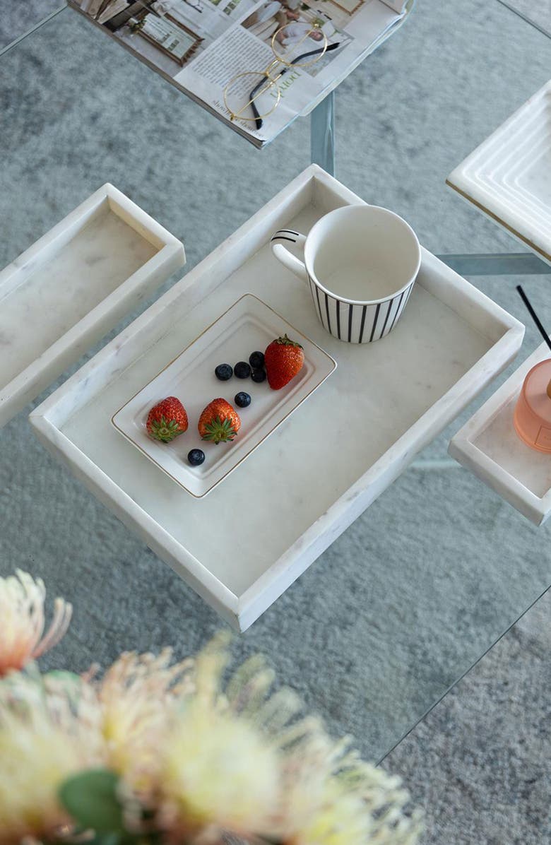 A & B Home Marble Tray, Alternate, color, 
