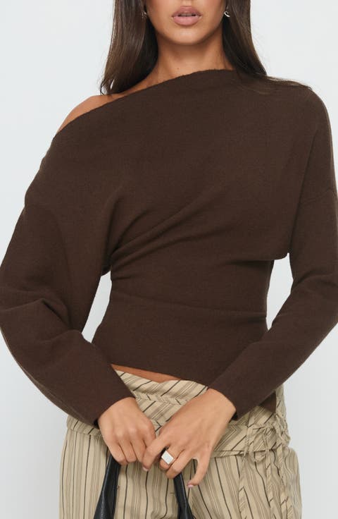 Kaelith One-Shoulder Sweater