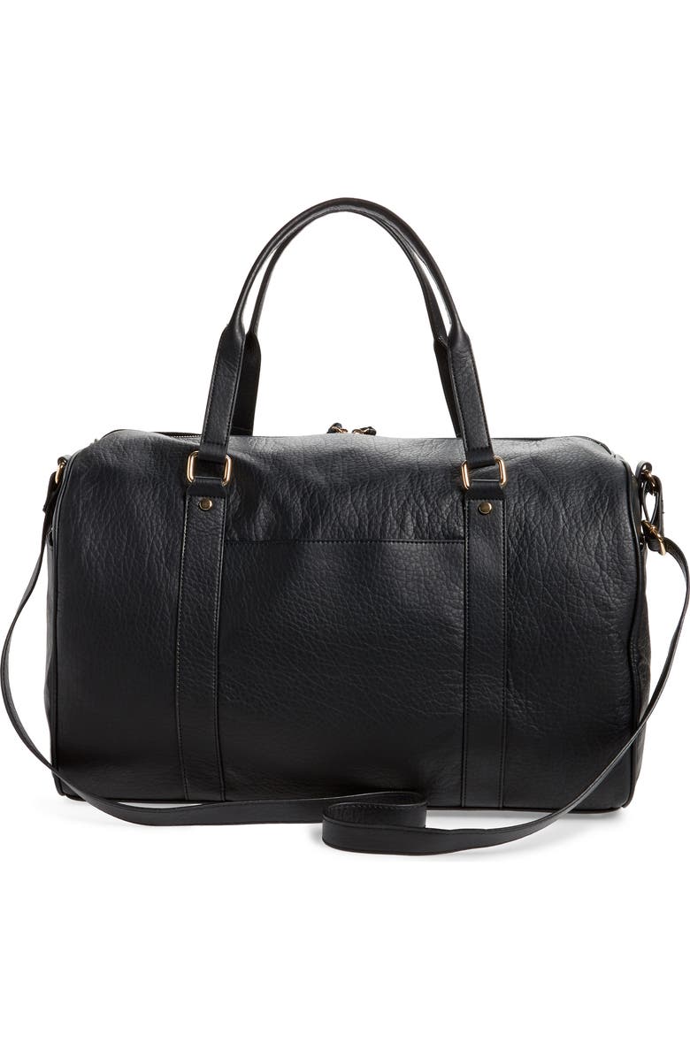 Sole Society Garyn Faux Leather Duffle Bag, Alternate, color,