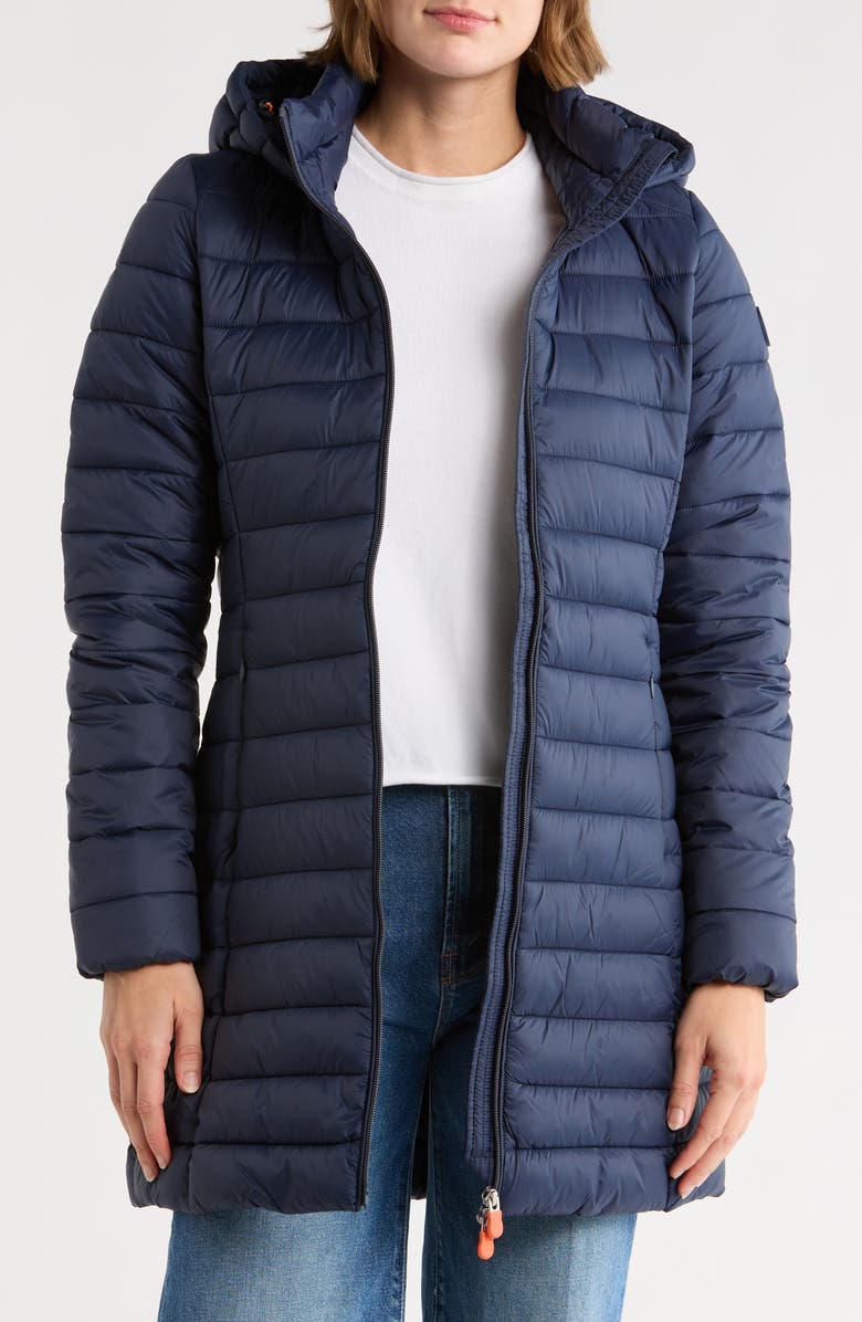 Save The Duck Cate Puffer Jacket, Alternate, color, Navy