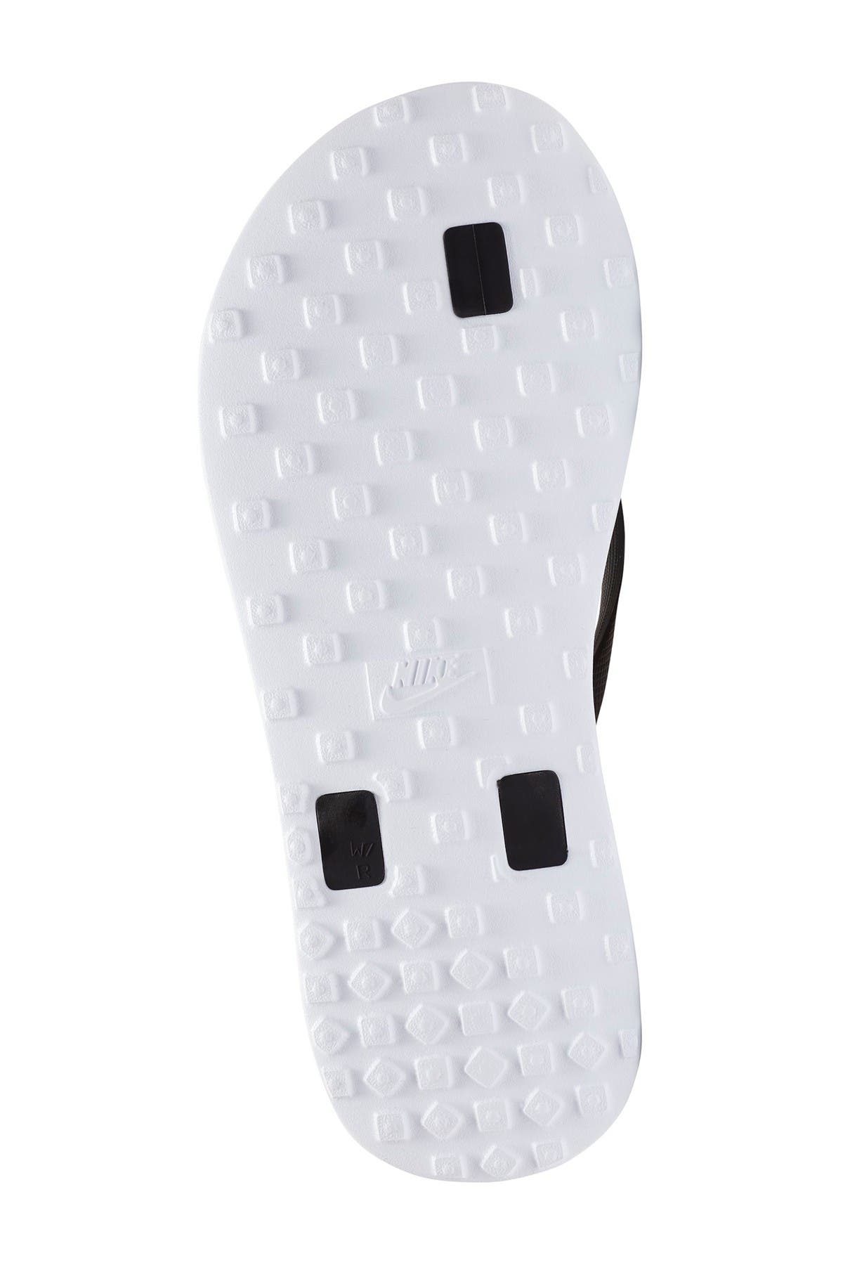 Nike On Deck Flip Flop Sandal, Alternate, color, Black/ White/ Black