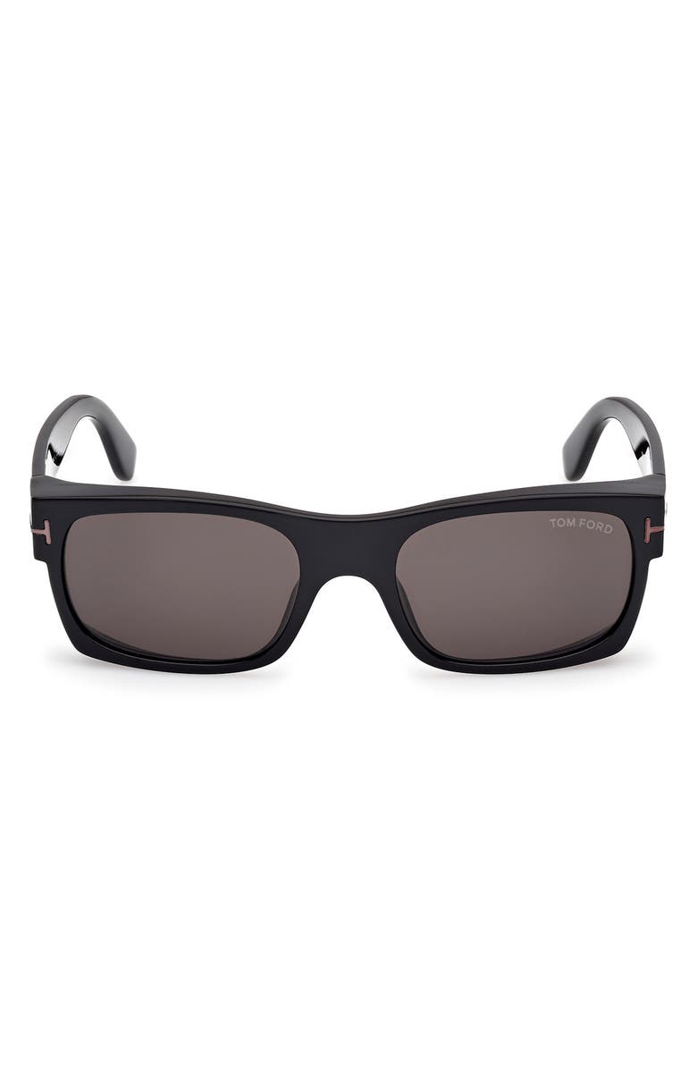 TOM FORD Juan 56mm Rectangular Sunglasses, Main, color,