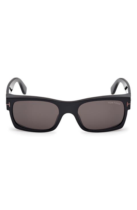 Juan 56mm Rectangular Sunglasses