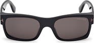 TOM FORD Juan 56mm Rectangular Sunglasses