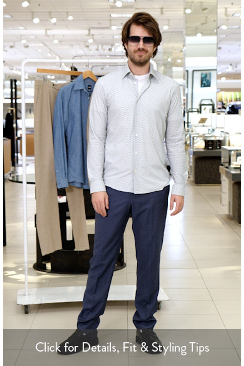 Roan Kent Slim Fit Performance Button-Up Shirt video