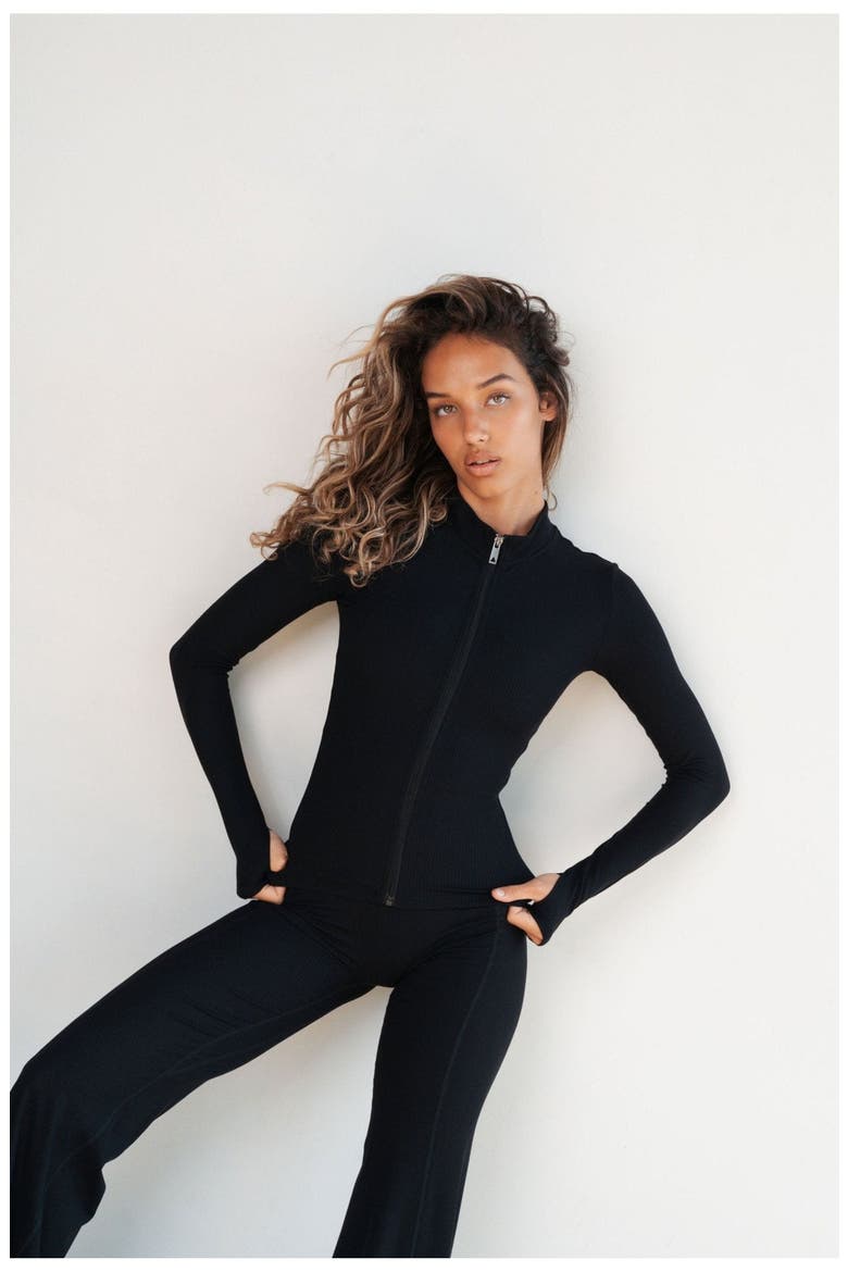 Cloud II Rib Basic Jacket, Main, color, Midnight