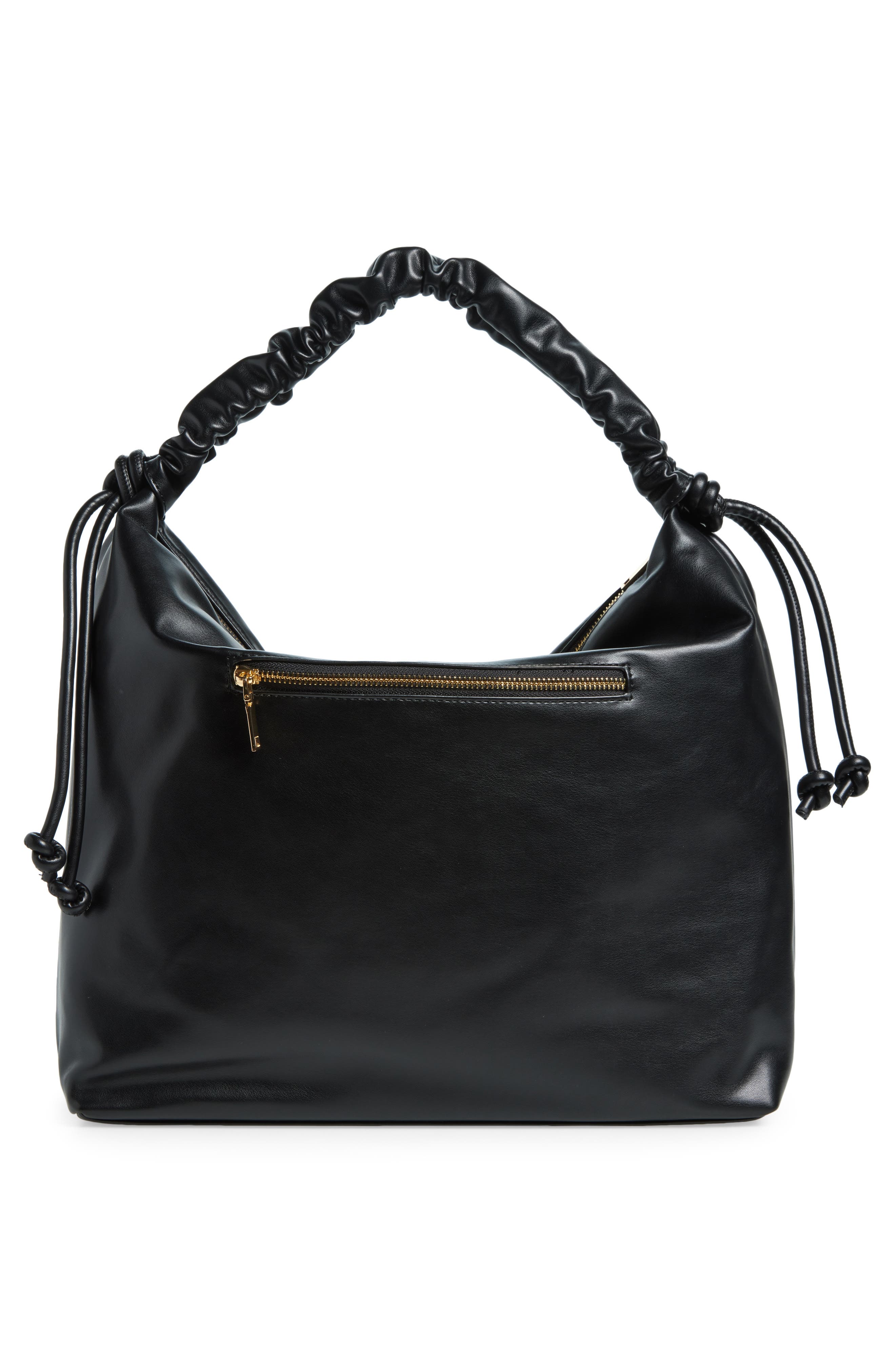 URBAN EXPRESSIONS Faux Leather Scrunch Handle Hobo Bag (Women) | Nordstrom