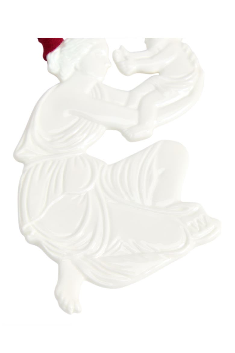 Festive Joy Bone China Ornament, Alternate, color, WHITE