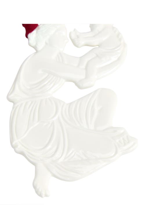 Wedgwood Festive Joy Bone China Ornament In White
