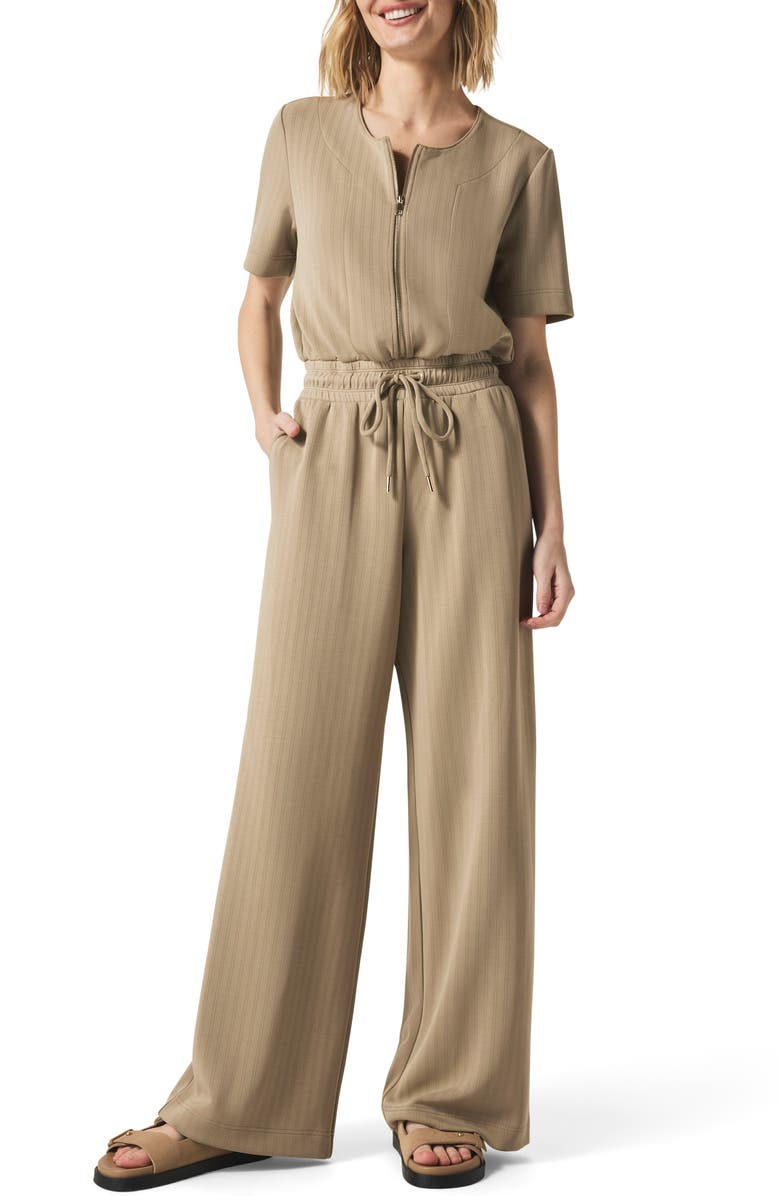 x @cellajaneblog Rib Scuba Knit Jumpsuit