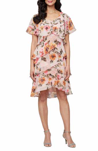 SL FASHIONS Tiered Dress