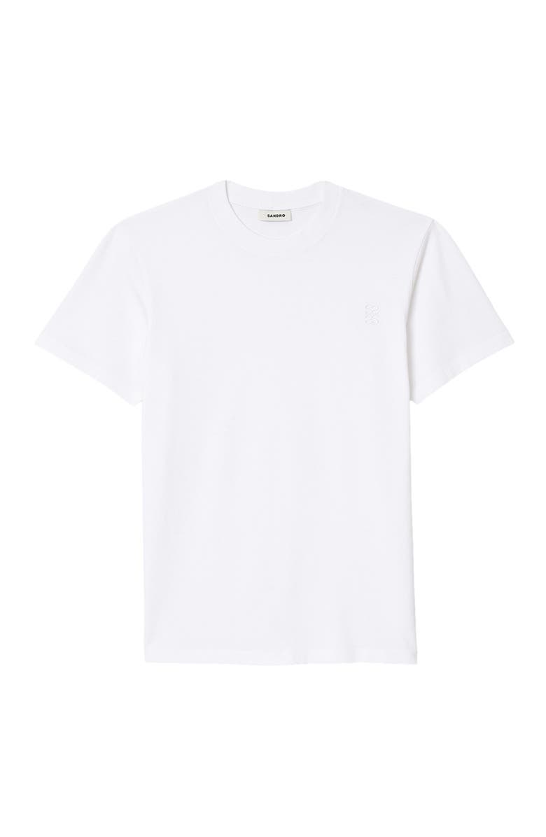 SANDRO Cotton T-shirt, Alternate, color,