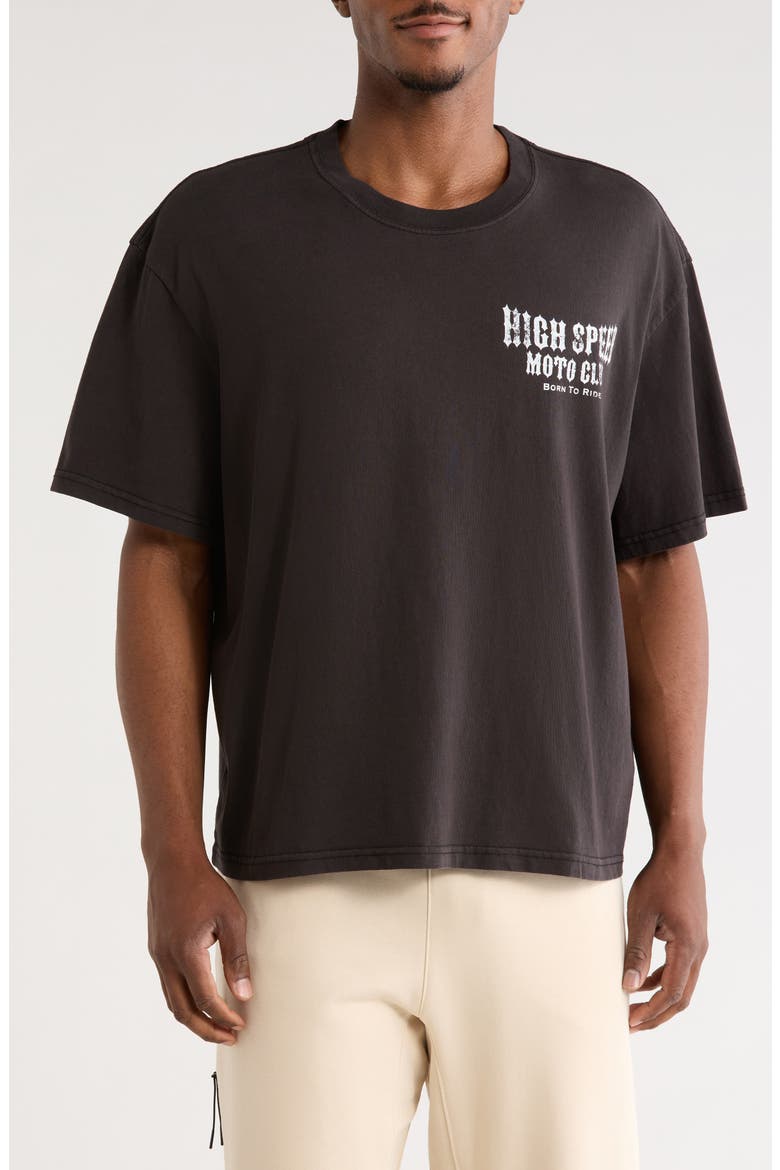 Death Racer Graphic T-Shirt, Main, color, BLACK