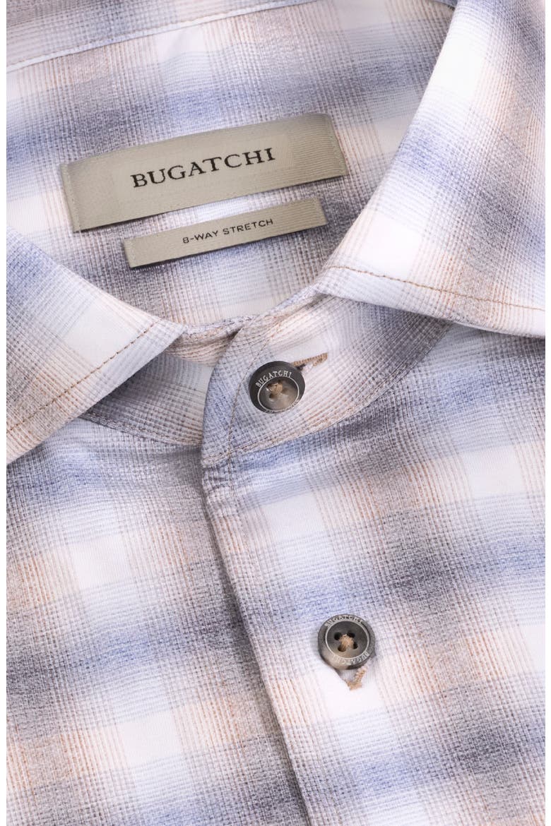 Devon OoohCotton® Plaid Button-Up Shirt, Alternate, color, TOBACCO
