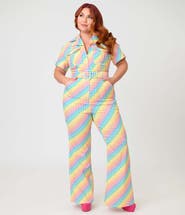 Smak Parlour Plus Size Retro Flare Jumpsuit