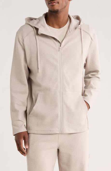 90 DEGREE BY REFLEX Oberon Jacquard Full Zip Hoodie