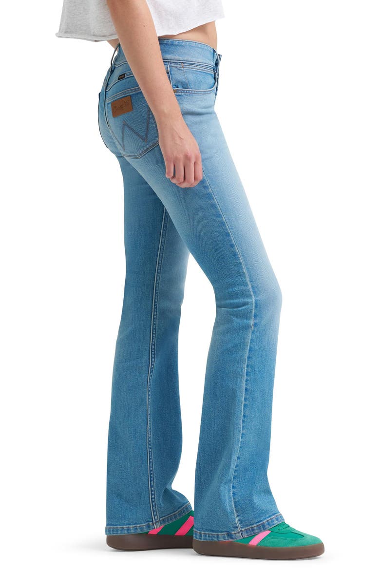 Low Rise Bootcut Jeans, Alternate, color, PISMO