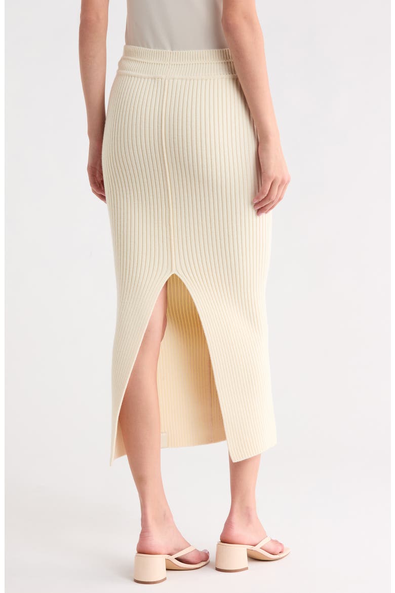 Ribbed Tube Skirt, Alternate, color, IVORY