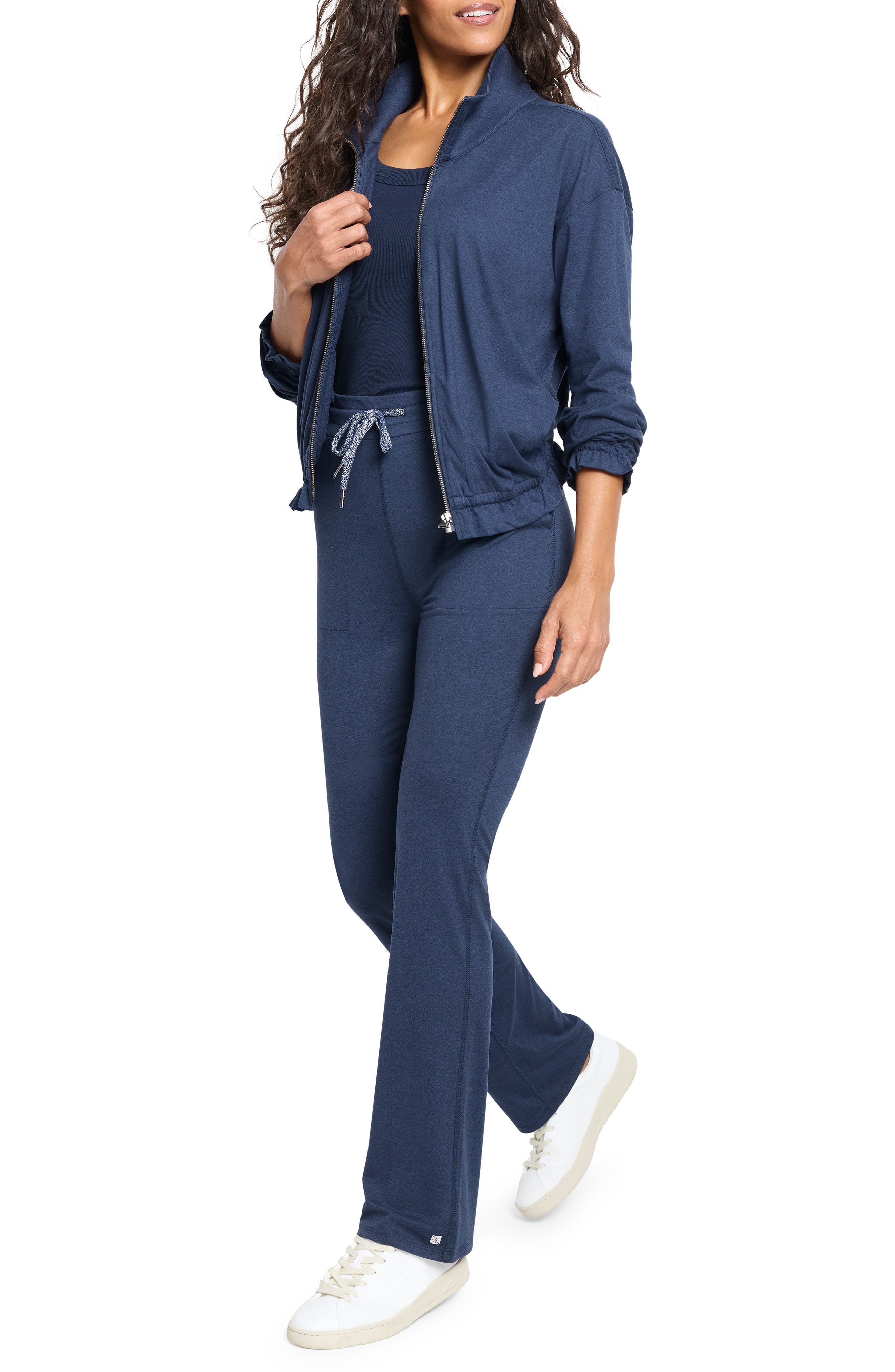 NZ ACTIVE by NIC+ZOE Brushed Flow Zip Jacket (Women) | Nordstrom