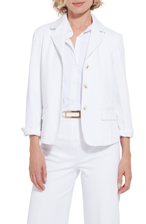 Lyssé Della Denim Cropped Blazer