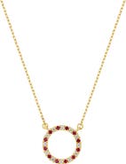 Bony Levy El Mar 18k Gold Ruby and Diamond Pendant Necklace