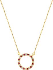 Bony Levy El Mar 18k Gold Ruby and Diamond Pendant Necklace