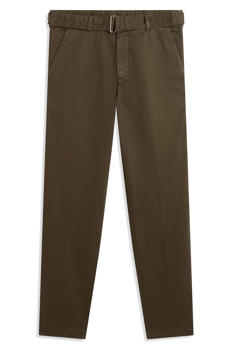 Raburn Belted Straight Leg Tapered Pants, Alternate, color, OLIVE